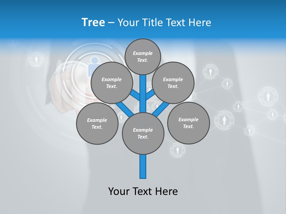 Virtual Social Team PowerPoint Template