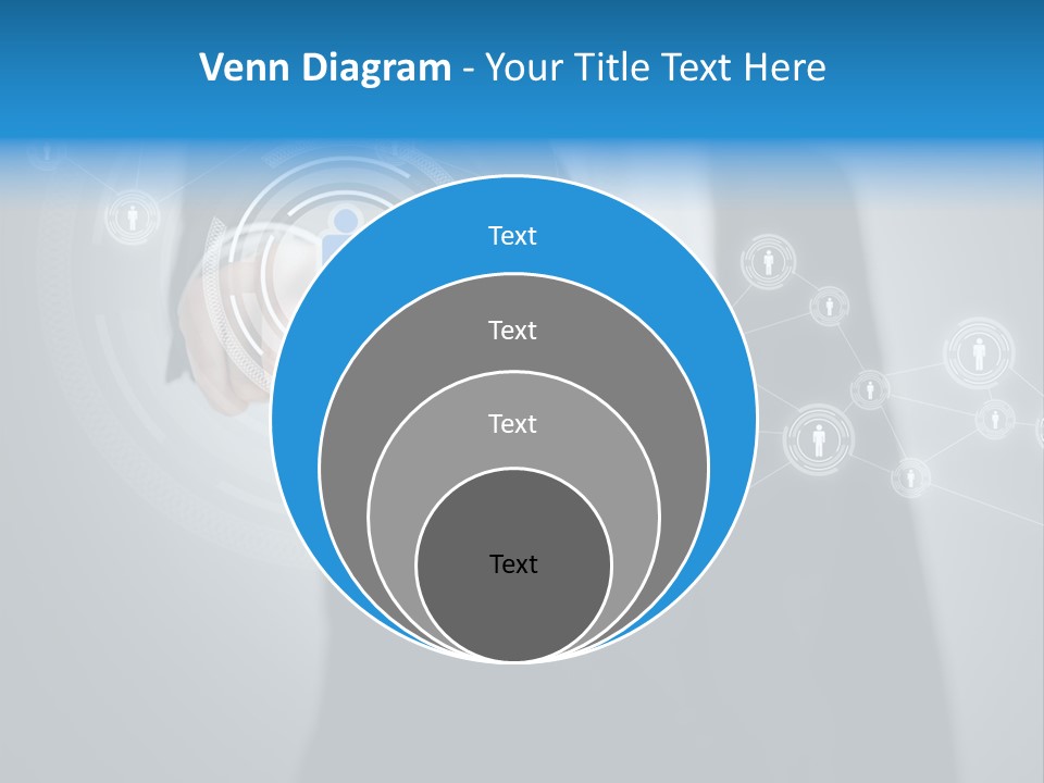 Virtual Social Team PowerPoint Template