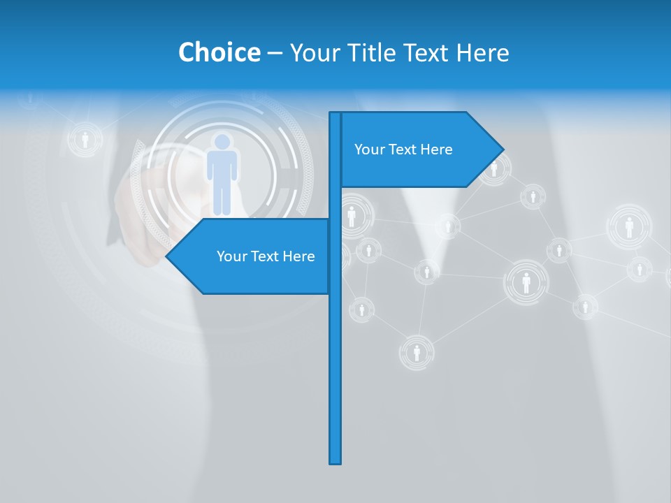 Virtual Social Team PowerPoint Template