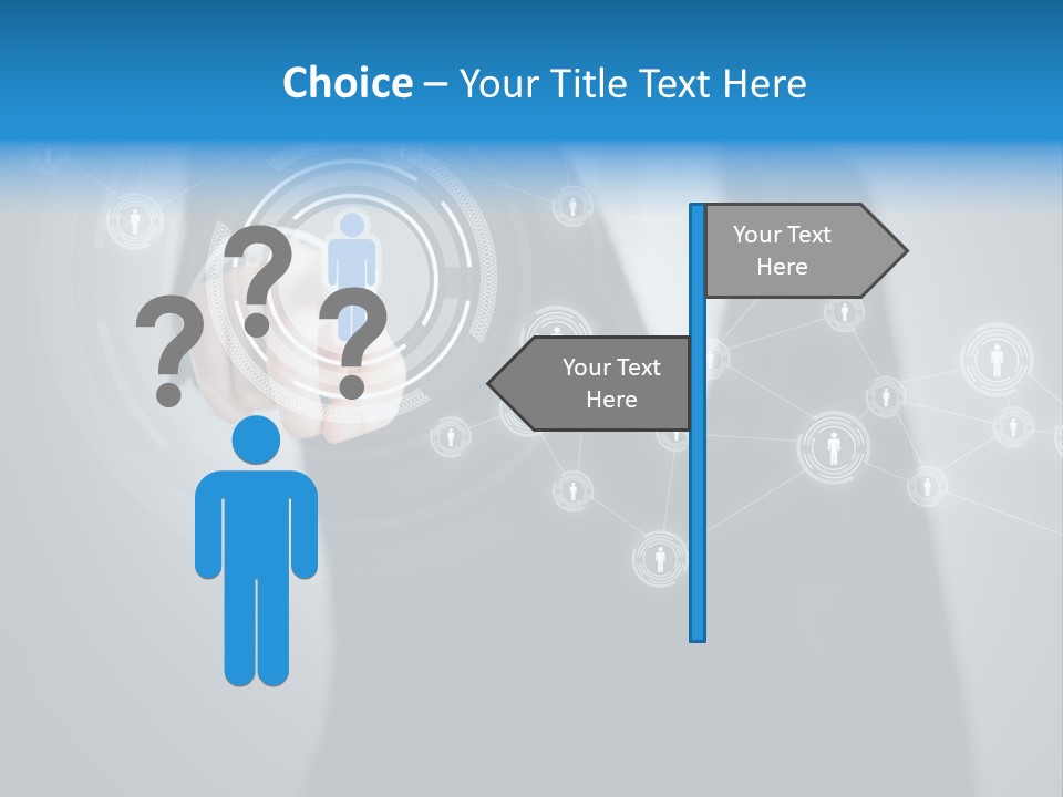 Virtual Social Team PowerPoint Template