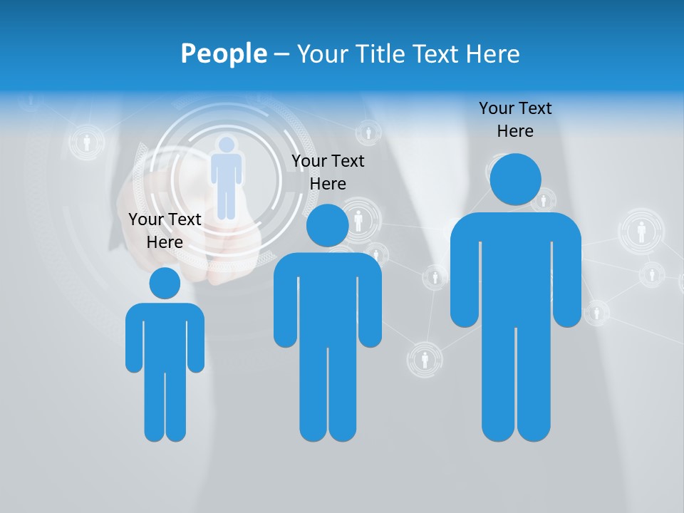 Virtual Social Team PowerPoint Template