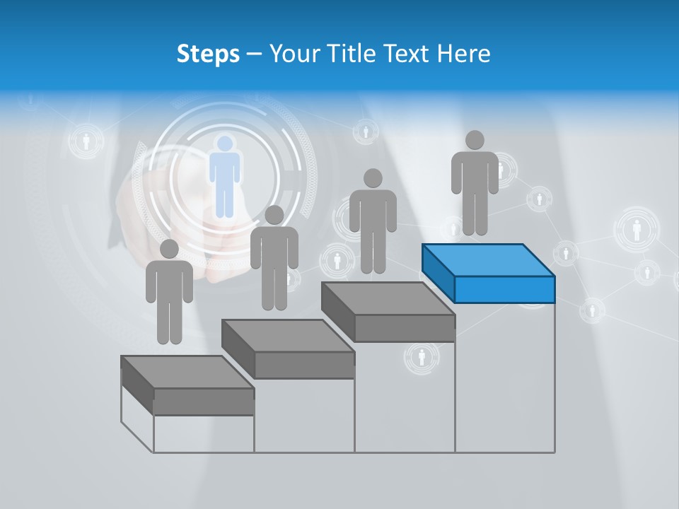 Virtual Social Team PowerPoint Template