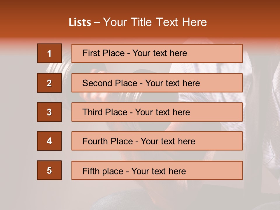 Office Exercise Manager PowerPoint Template
