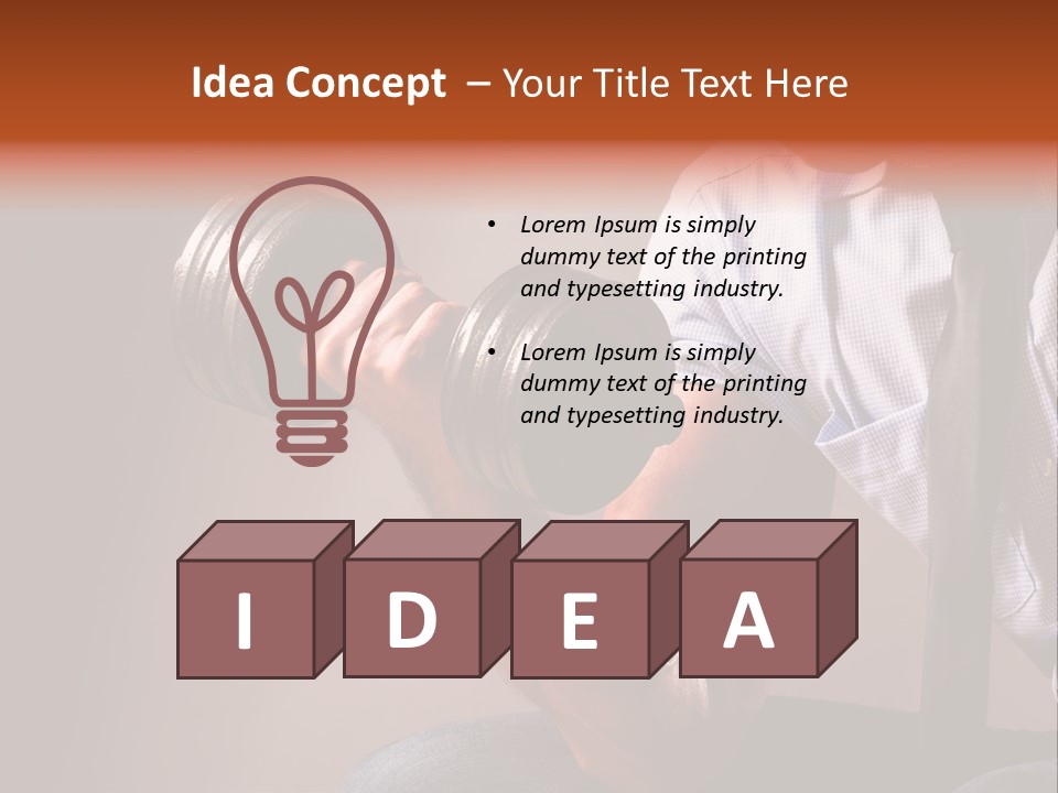 Office Exercise Manager PowerPoint Template