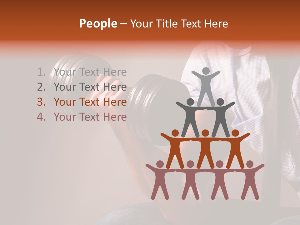 Office Exercise Manager PowerPoint Template
