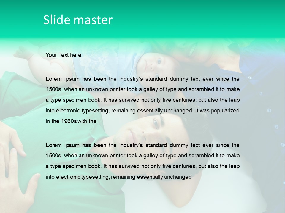 Toddler Parent Love PowerPoint Template