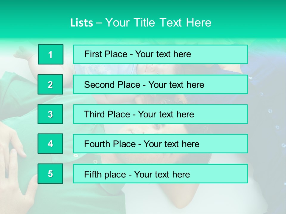 Toddler Parent Love PowerPoint Template