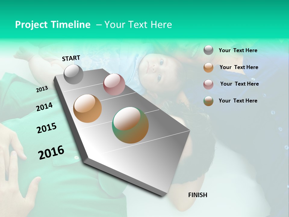 Toddler Parent Love PowerPoint Template