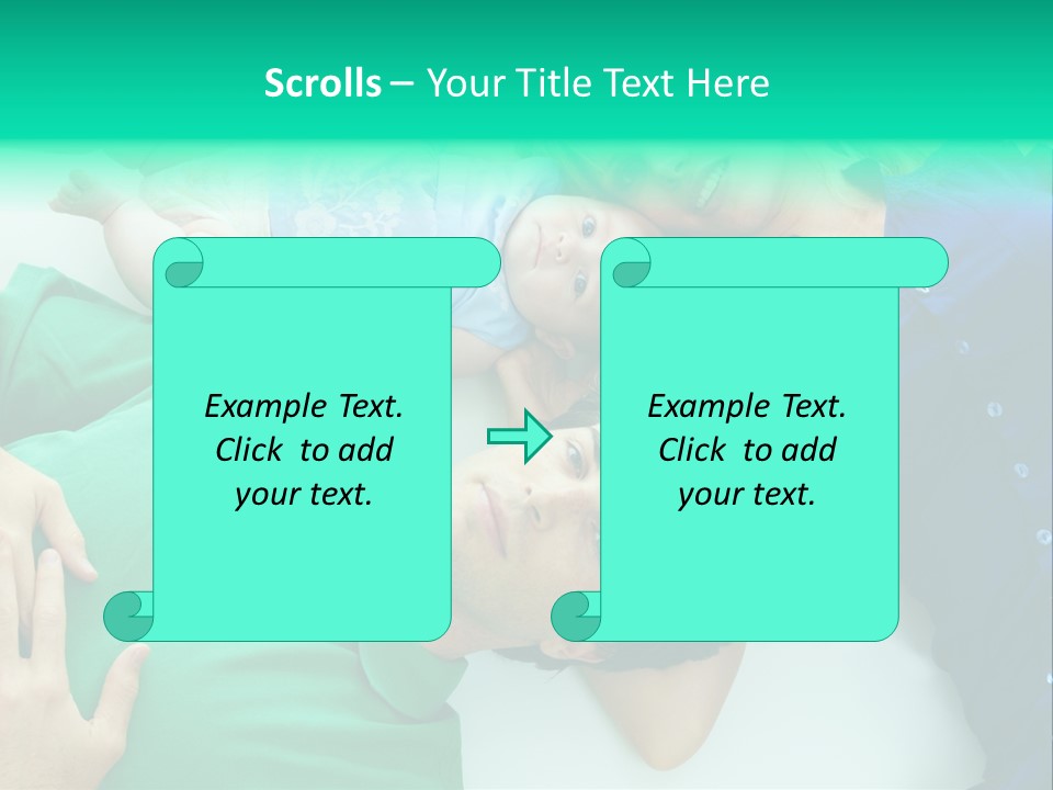 Toddler Parent Love PowerPoint Template