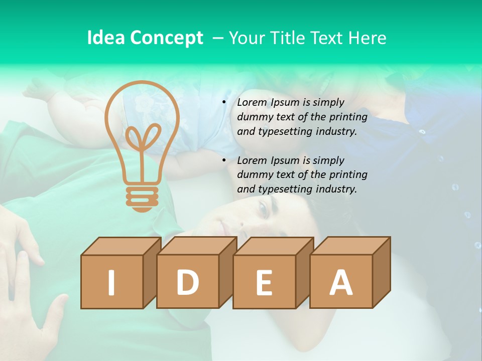 Toddler Parent Love PowerPoint Template