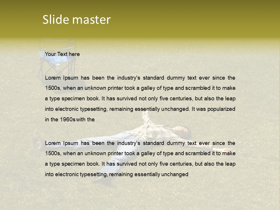 Sleep College Health PowerPoint Template