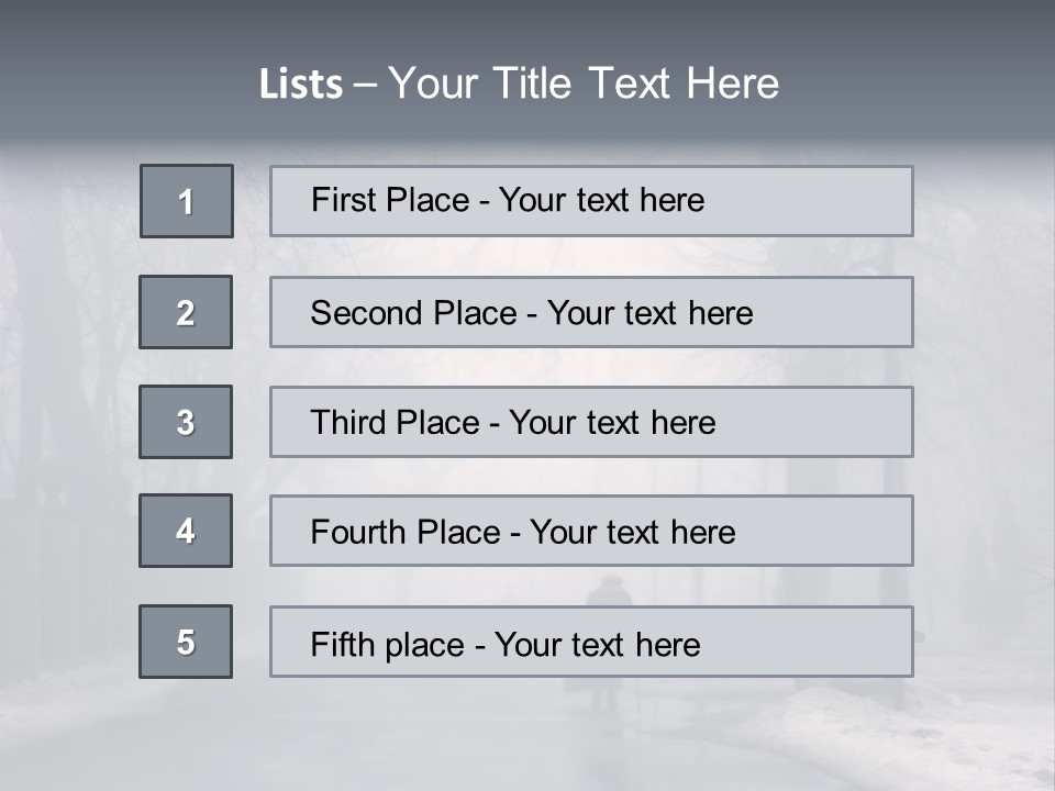 Stress Hornbeam Forest PowerPoint Template