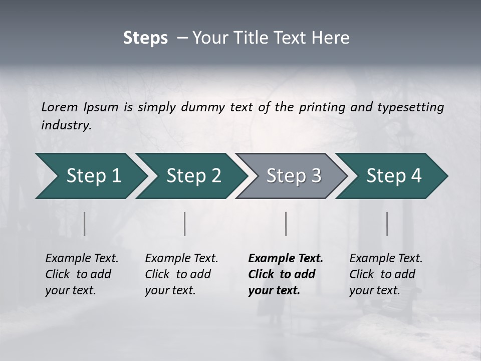 Stress Hornbeam Forest PowerPoint Template