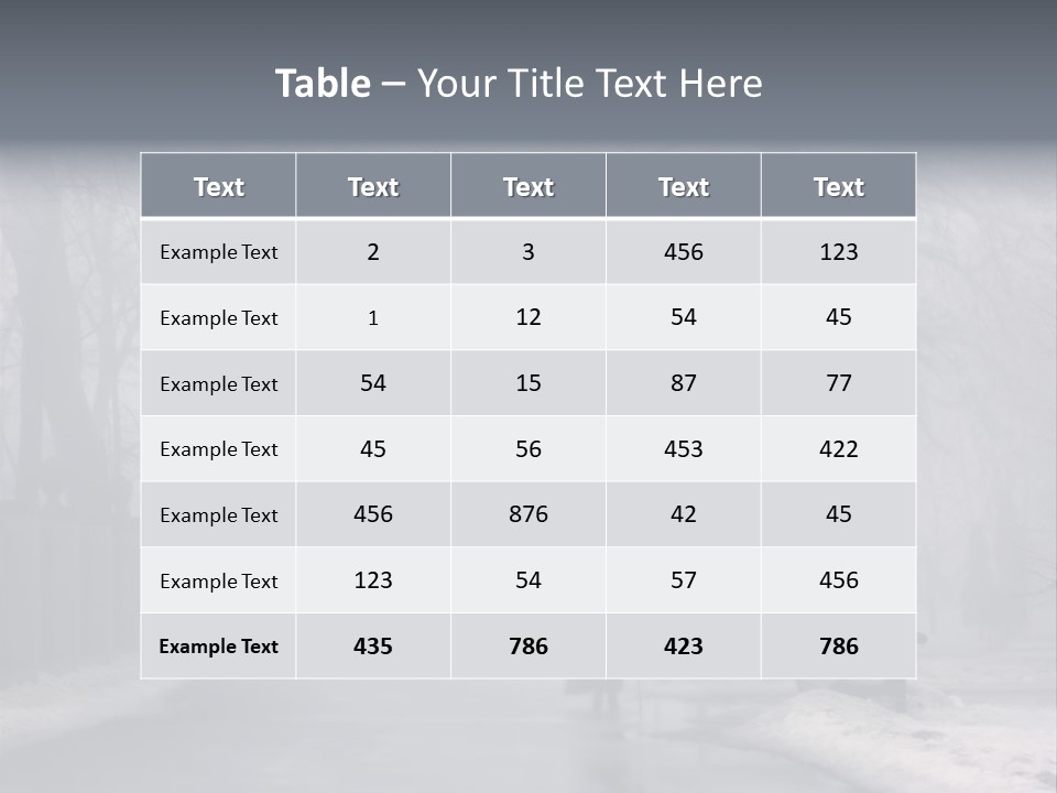 Stress Hornbeam Forest PowerPoint Template