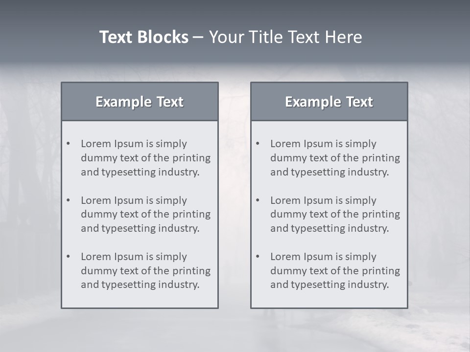 Stress Hornbeam Forest PowerPoint Template