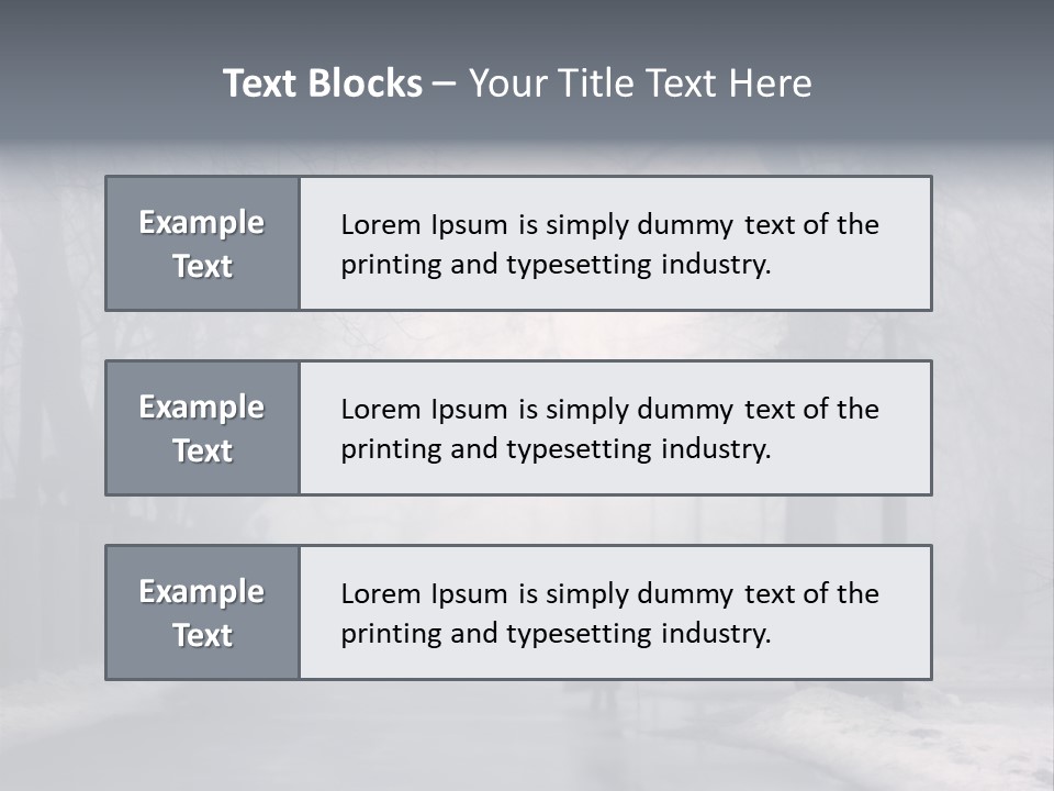 Stress Hornbeam Forest PowerPoint Template