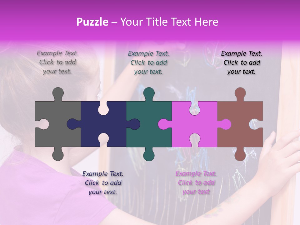 Art Study Caucasian PowerPoint Template