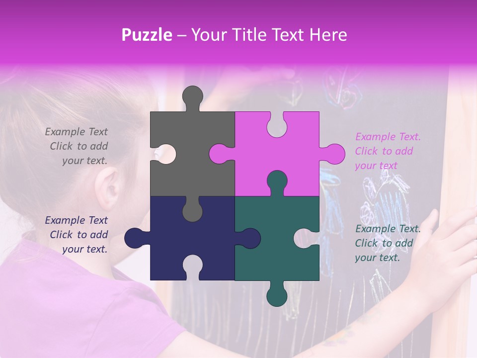 Art Study Caucasian PowerPoint Template