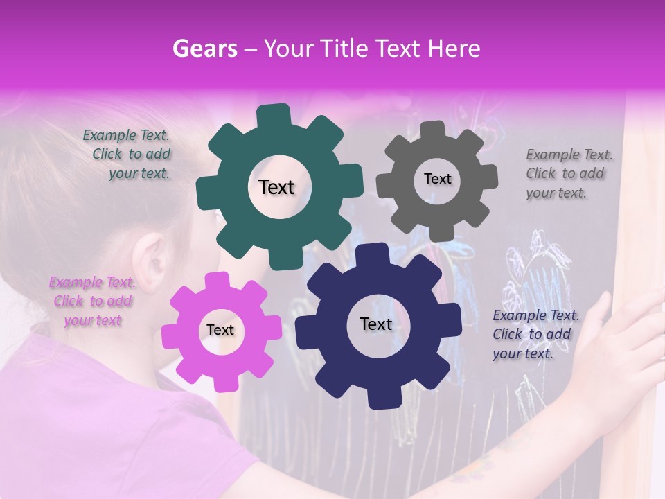 Art Study Caucasian PowerPoint Template