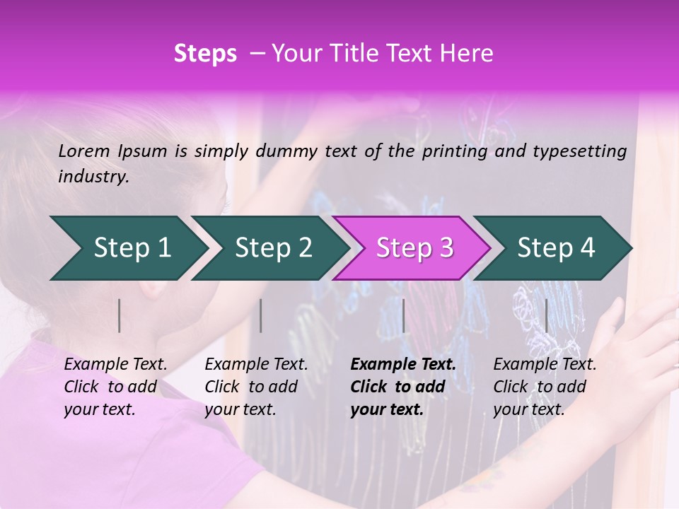 Art Study Caucasian PowerPoint Template