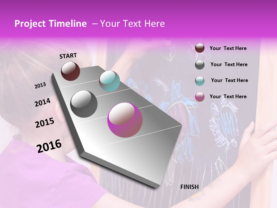 Art Study Caucasian PowerPoint Template