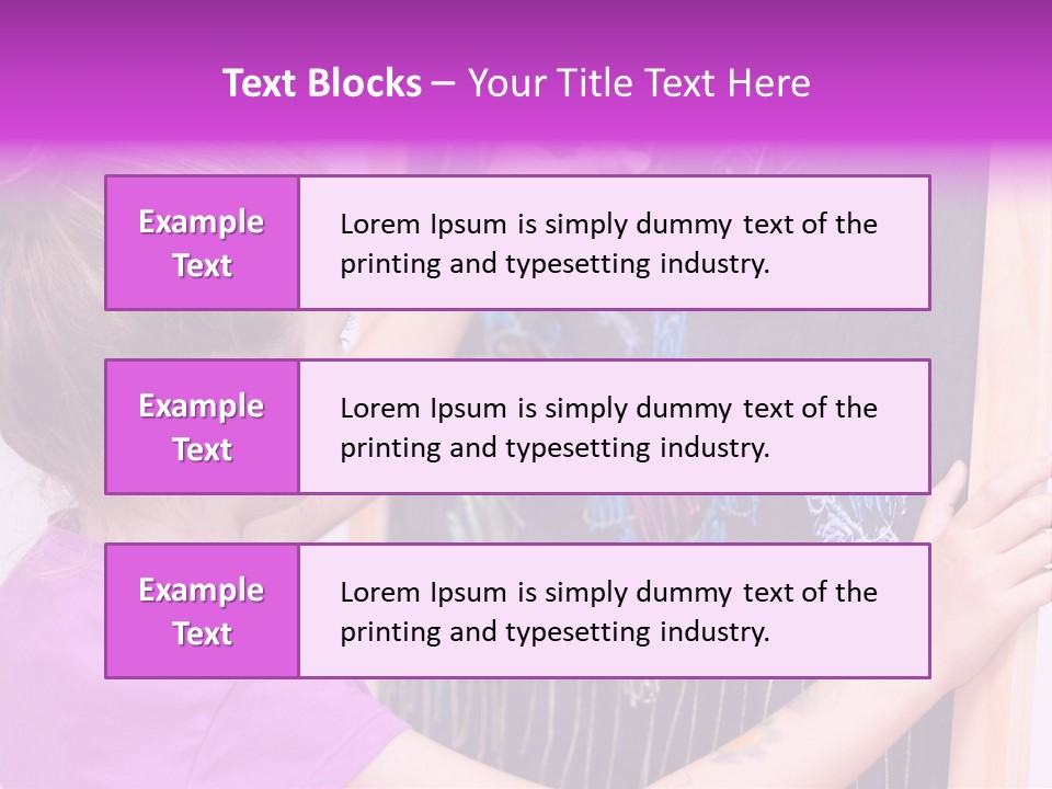 Art Study Caucasian PowerPoint Template