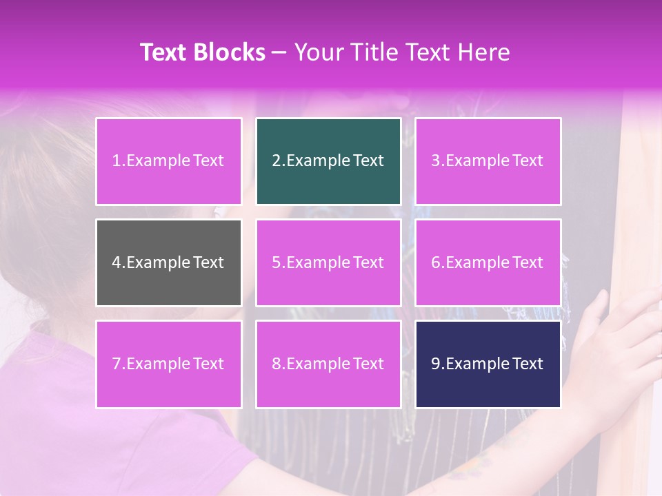 Art Study Caucasian PowerPoint Template