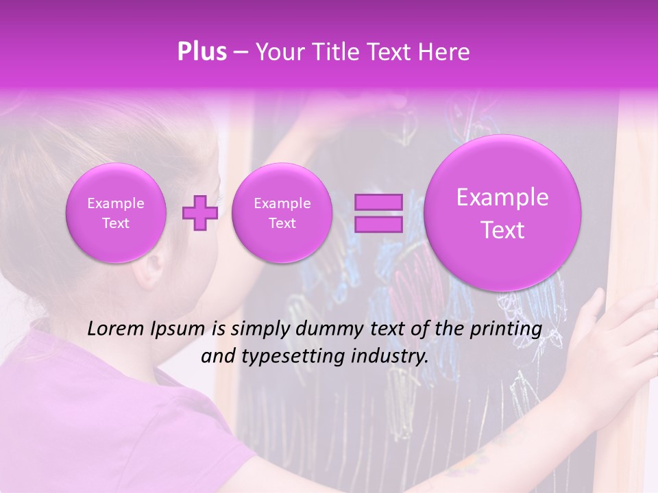 Art Study Caucasian PowerPoint Template