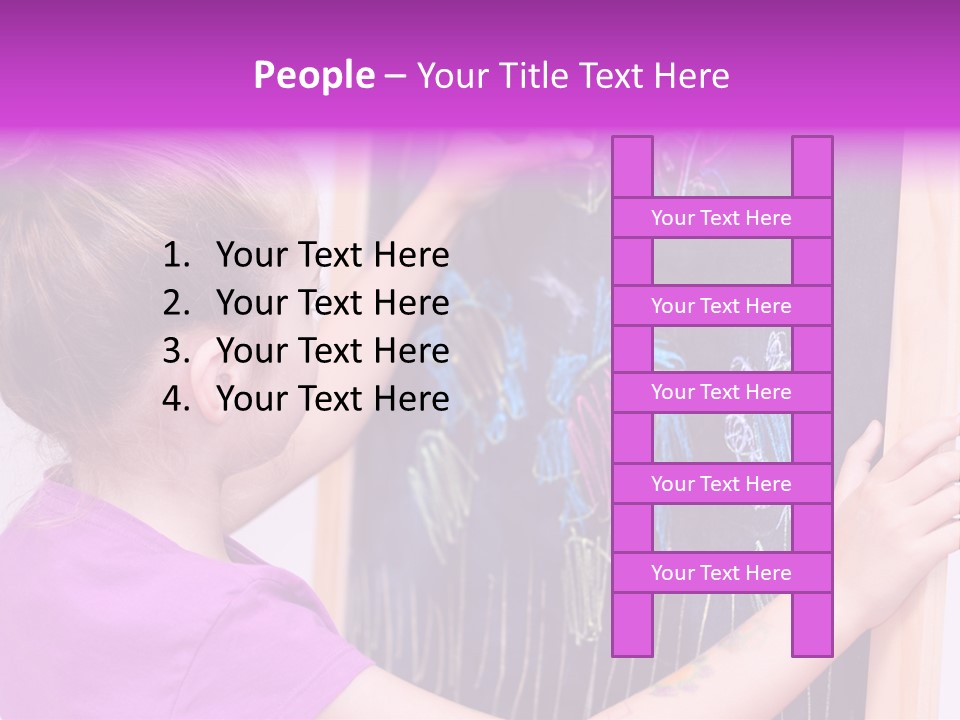 Art Study Caucasian PowerPoint Template