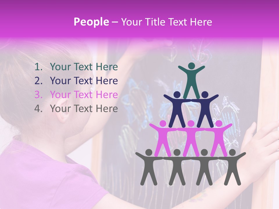 Art Study Caucasian PowerPoint Template