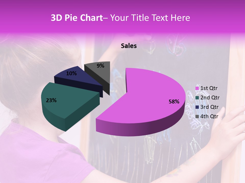 Art Study Caucasian PowerPoint Template