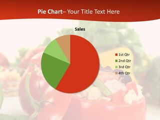 Bell Pepper Catering Lemon PowerPoint Template