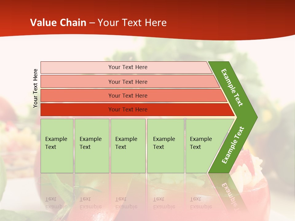 Bell Pepper Catering Lemon PowerPoint Template