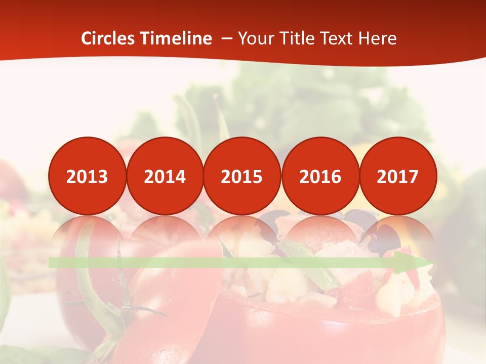 Bell Pepper Catering Lemon PowerPoint Template