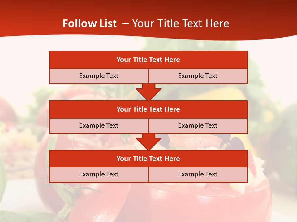Bell Pepper Catering Lemon PowerPoint Template