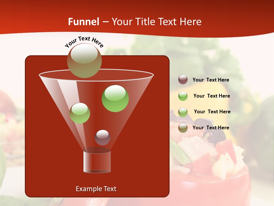 Bell Pepper Catering Lemon PowerPoint Template