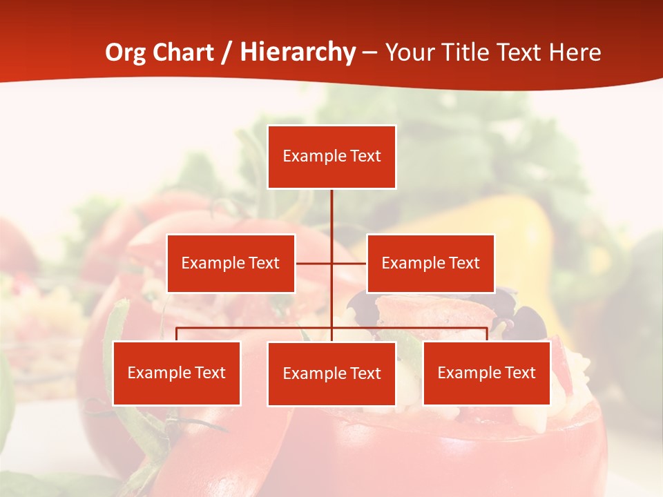 Bell Pepper Catering Lemon PowerPoint Template