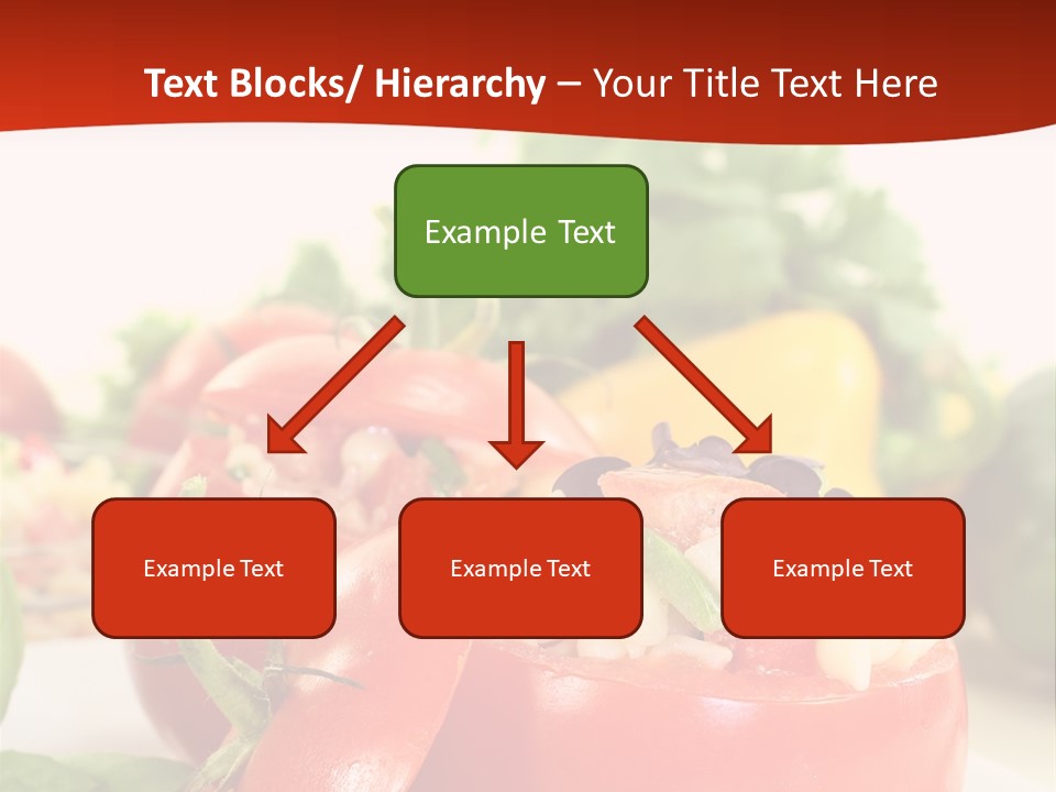 Bell Pepper Catering Lemon PowerPoint Template