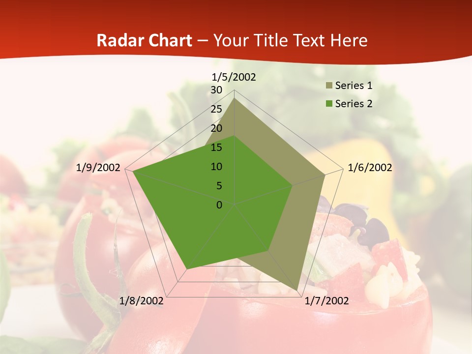 Bell Pepper Catering Lemon PowerPoint Template