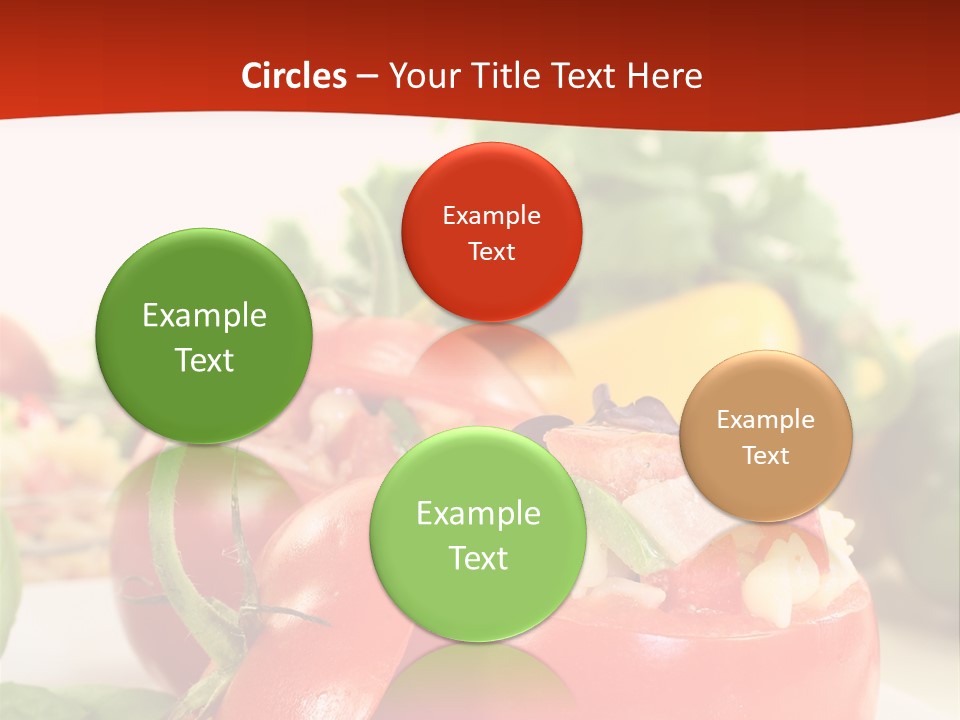 Bell Pepper Catering Lemon PowerPoint Template