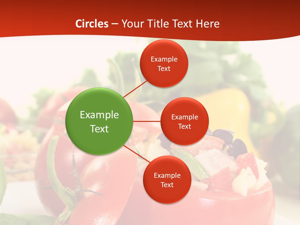 Bell Pepper Catering Lemon PowerPoint Template