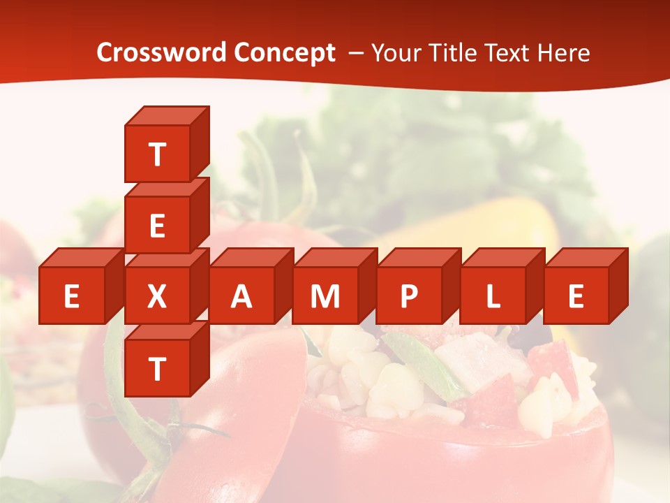 Bell Pepper Catering Lemon PowerPoint Template