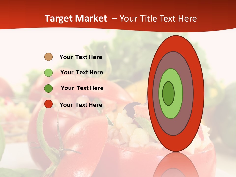 Bell Pepper Catering Lemon PowerPoint Template