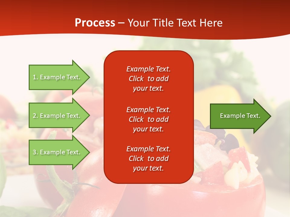 Bell Pepper Catering Lemon PowerPoint Template