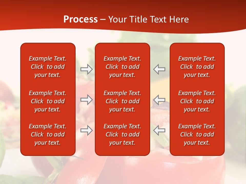 Bell Pepper Catering Lemon PowerPoint Template