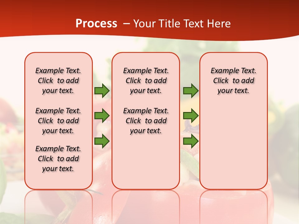 Bell Pepper Catering Lemon PowerPoint Template
