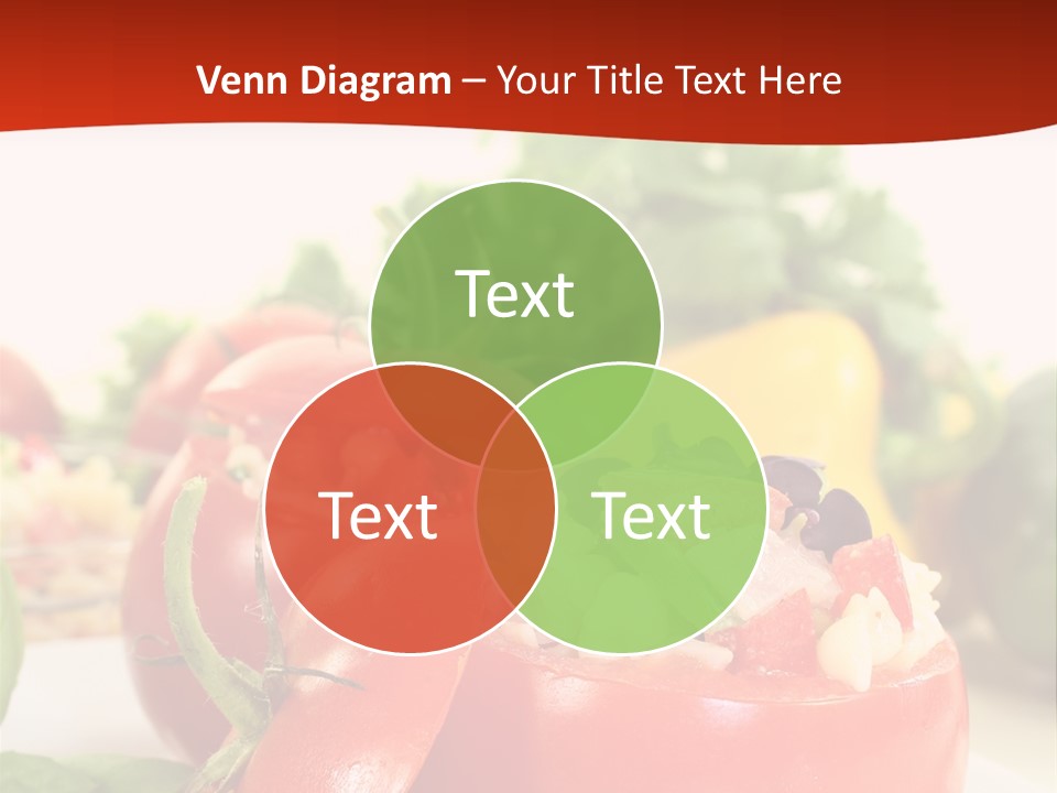 Bell Pepper Catering Lemon PowerPoint Template
