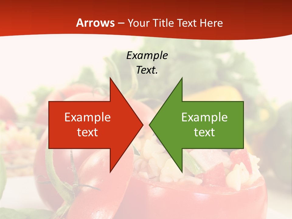 Bell Pepper Catering Lemon PowerPoint Template