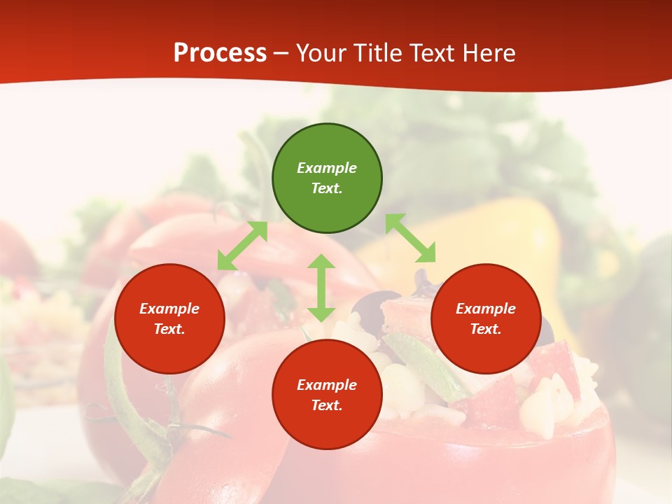 Bell Pepper Catering Lemon PowerPoint Template