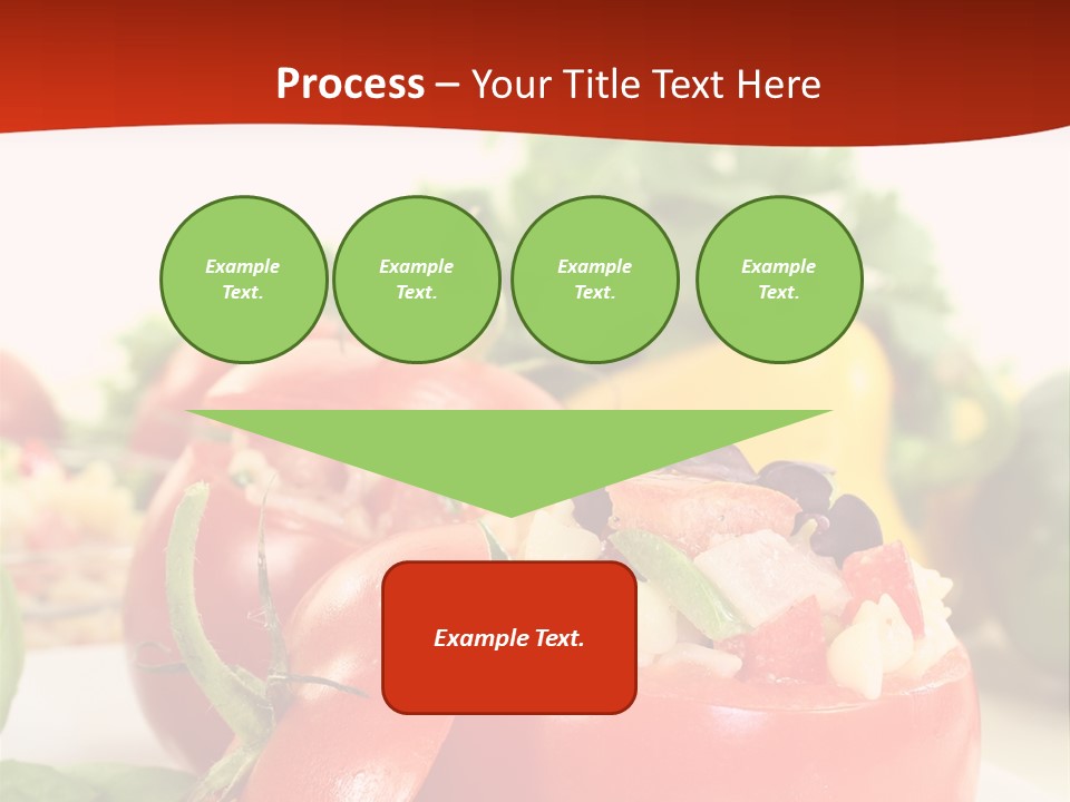 Bell Pepper Catering Lemon PowerPoint Template